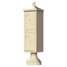 Florence Traditional Decorative 2 Unit Outdoor Parcel Locker Model #1590-T1V2